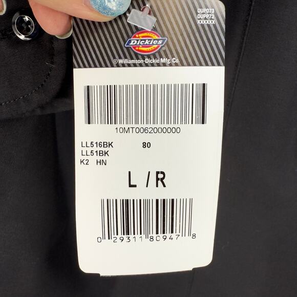 Dickies Worktech Button Down Shirt Men's L Black Mesh Ventilation Work Gear NWT - Picture 8 of 13